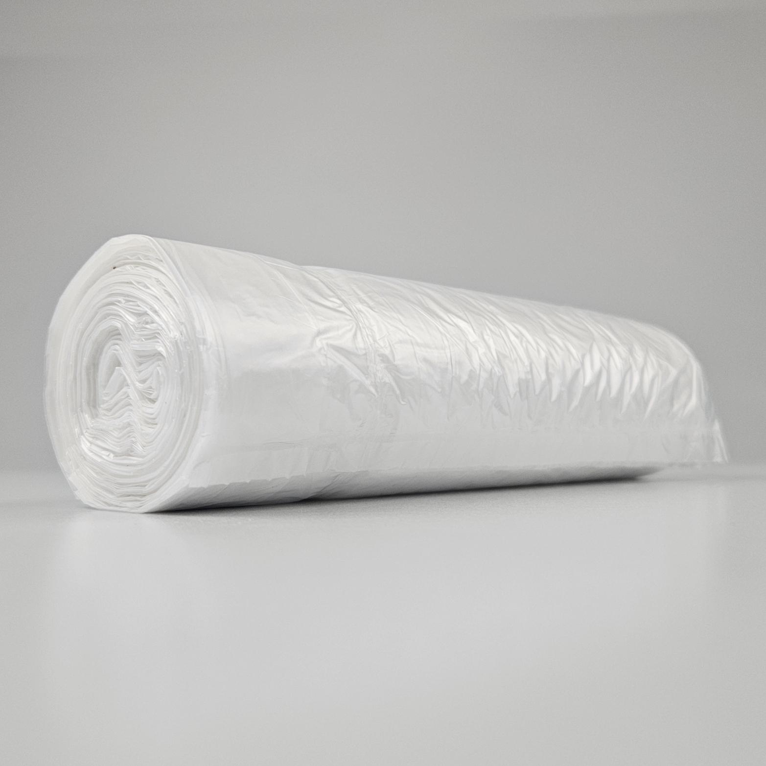 transparante vuilniszakken 20 liter | trekband | hdpe | 14 my | 48×55 cm – 120 zakken