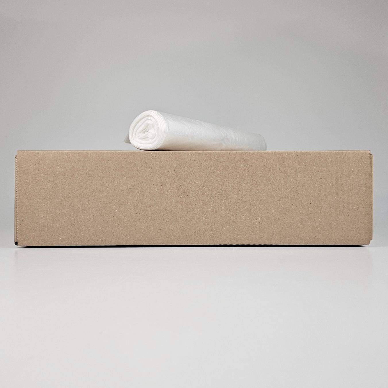 transparante vuilniszakken 40 liter | hdpe | t15 | 60×65 cm – 250 zakken