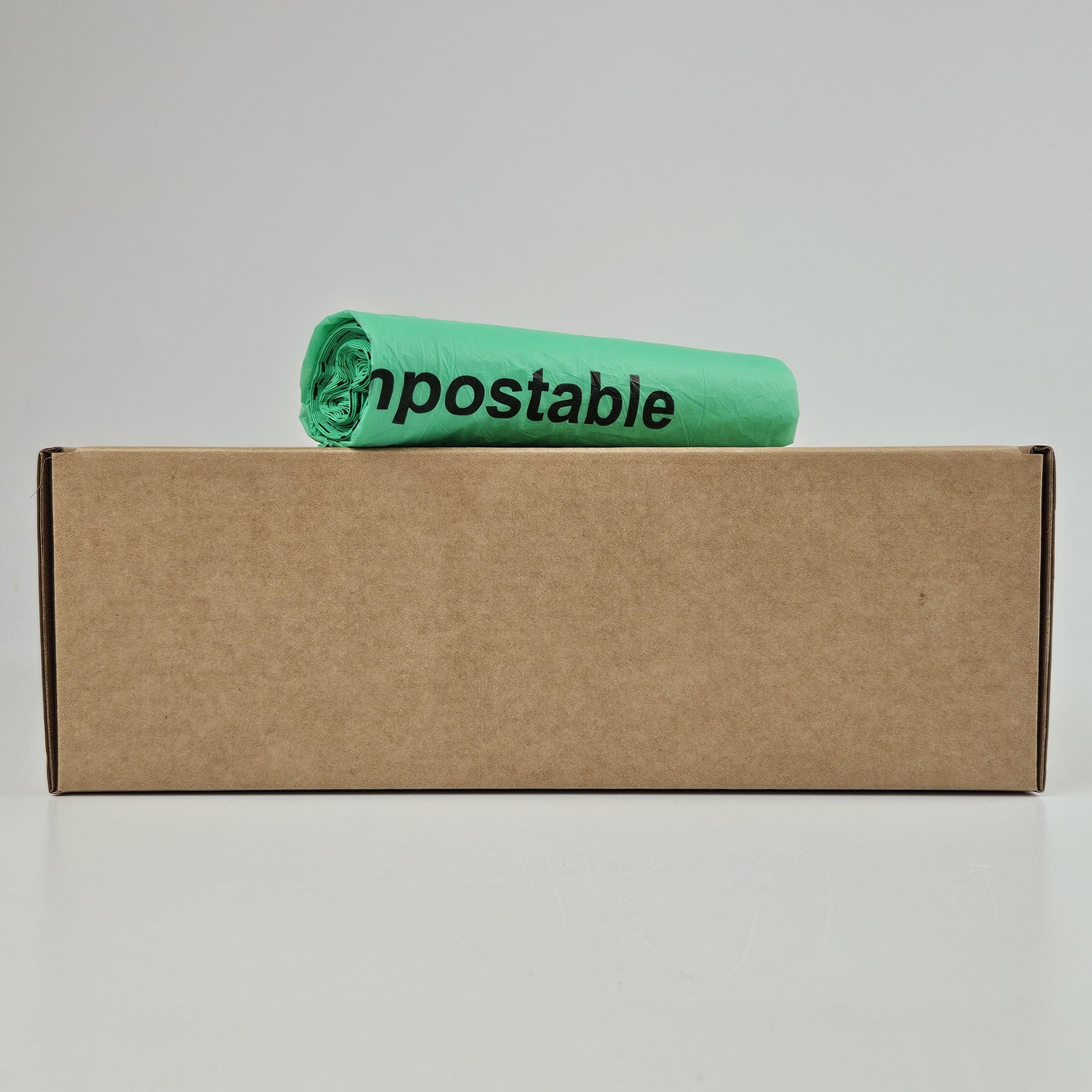 50 60 groen bio compostable recht vuilniszak 4