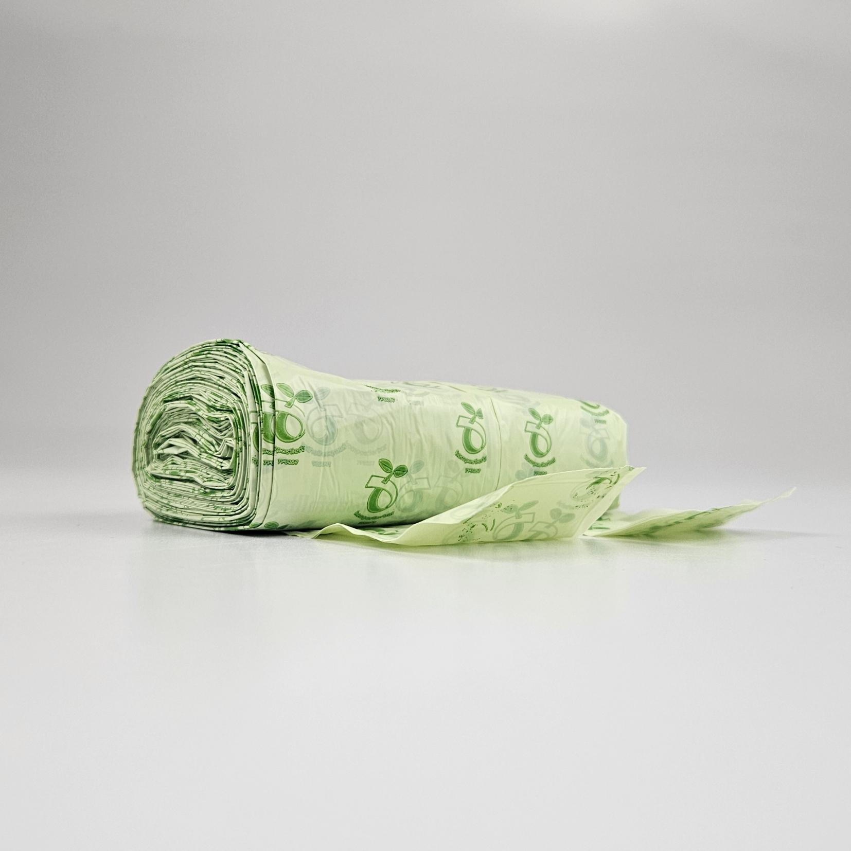 40 55 groen bio handvat vuilniszak 1