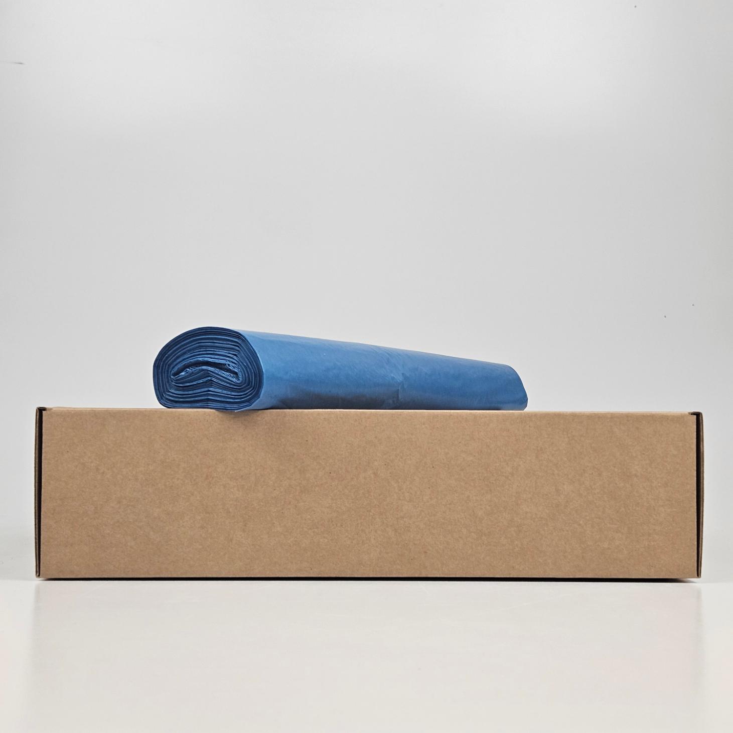 blauwe vuilniszakken 120 liter | ldpe | t25 | 70×110 cm – 100 zakken 100 zakken