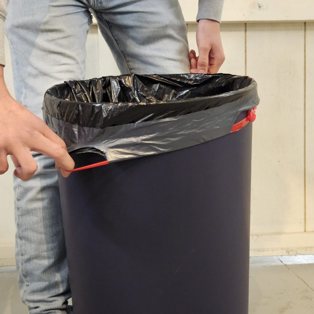 fixeerband afvalzakken