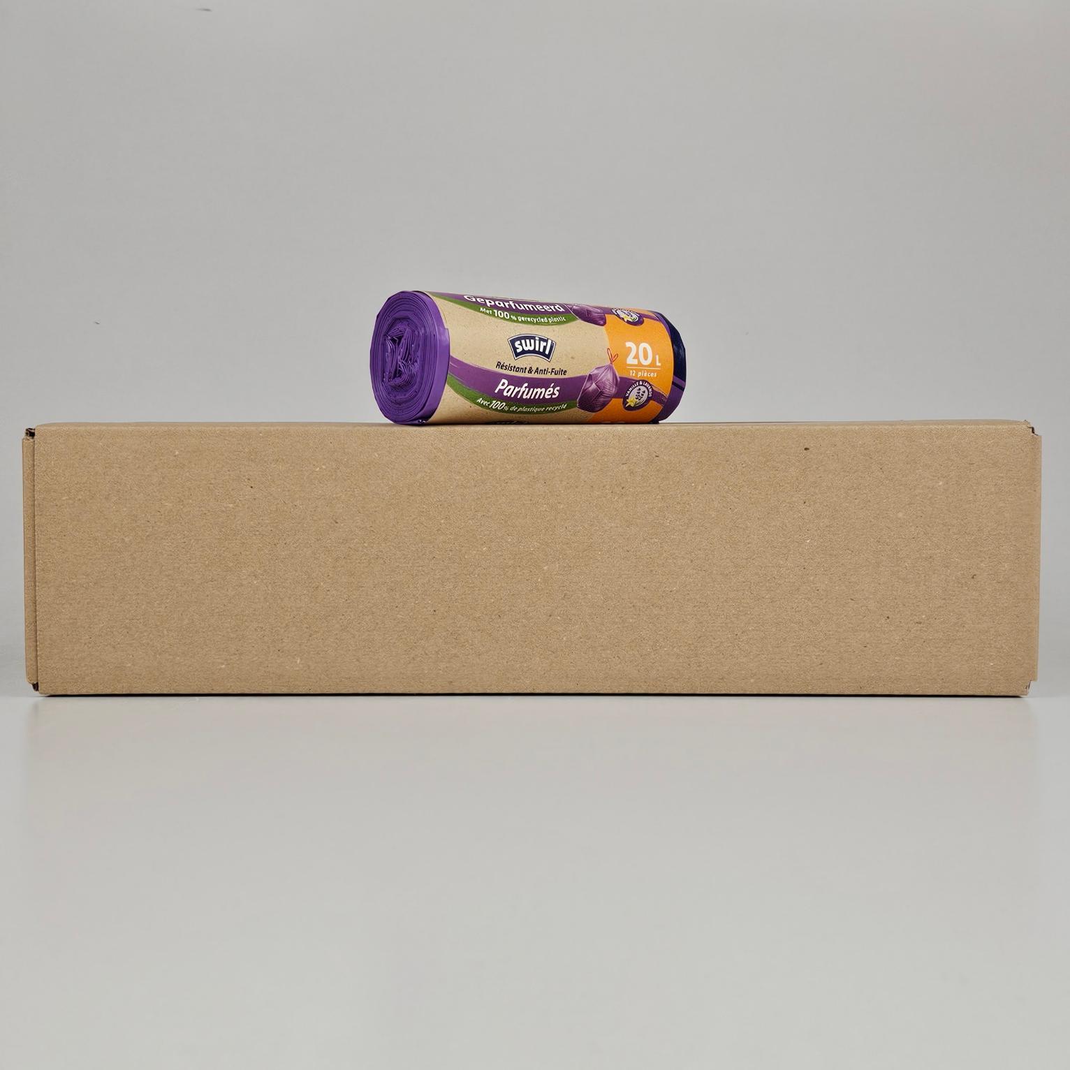 paarse vuilniszak 20 liter trekband
