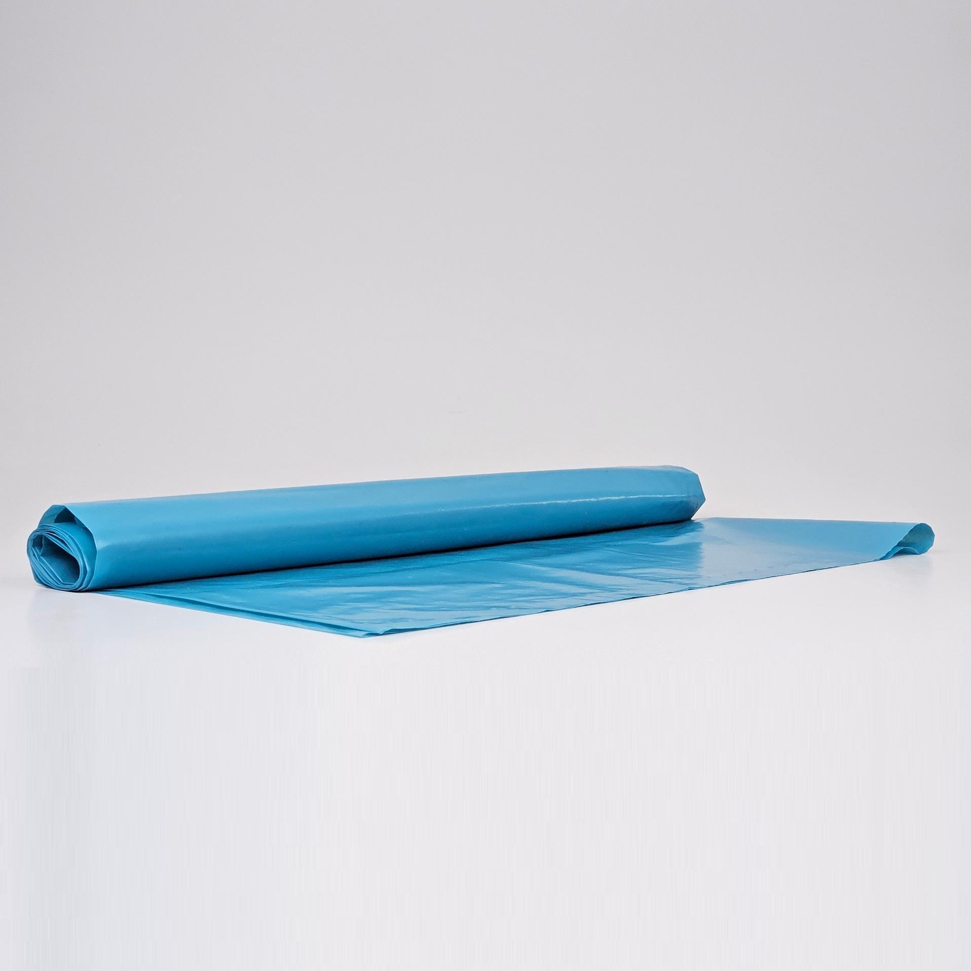 blauwe vuilniszakken 240 liter | ldpe | 60 my | 100×125 cm – 30 zakken proefzak