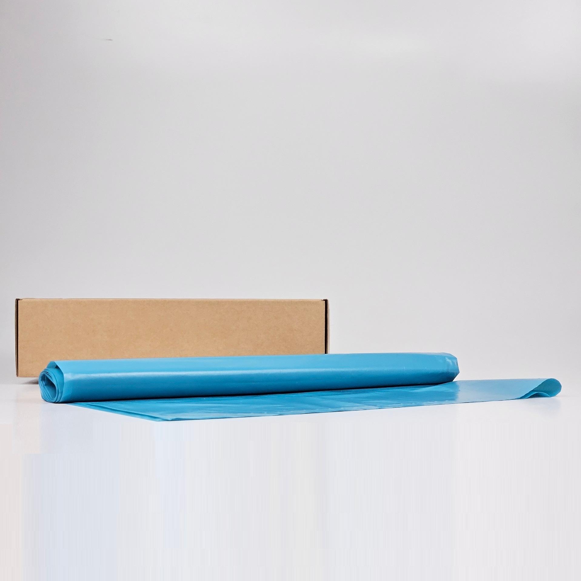 blauwe vuilniszakken 240 liter | ldpe | 60 my | 100×125 cm – 30 zakken proefzak