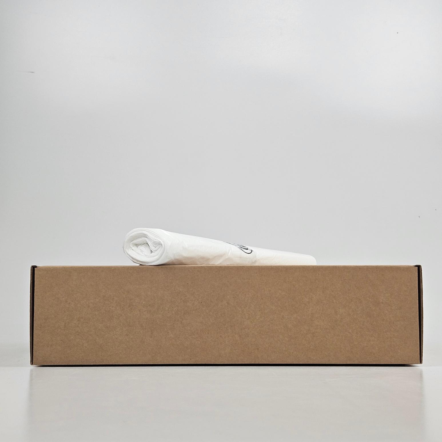 witte vuilniszakken 40 liter | hdpe | 15 my | 60×60 cm – 100 zakken 100 zakken