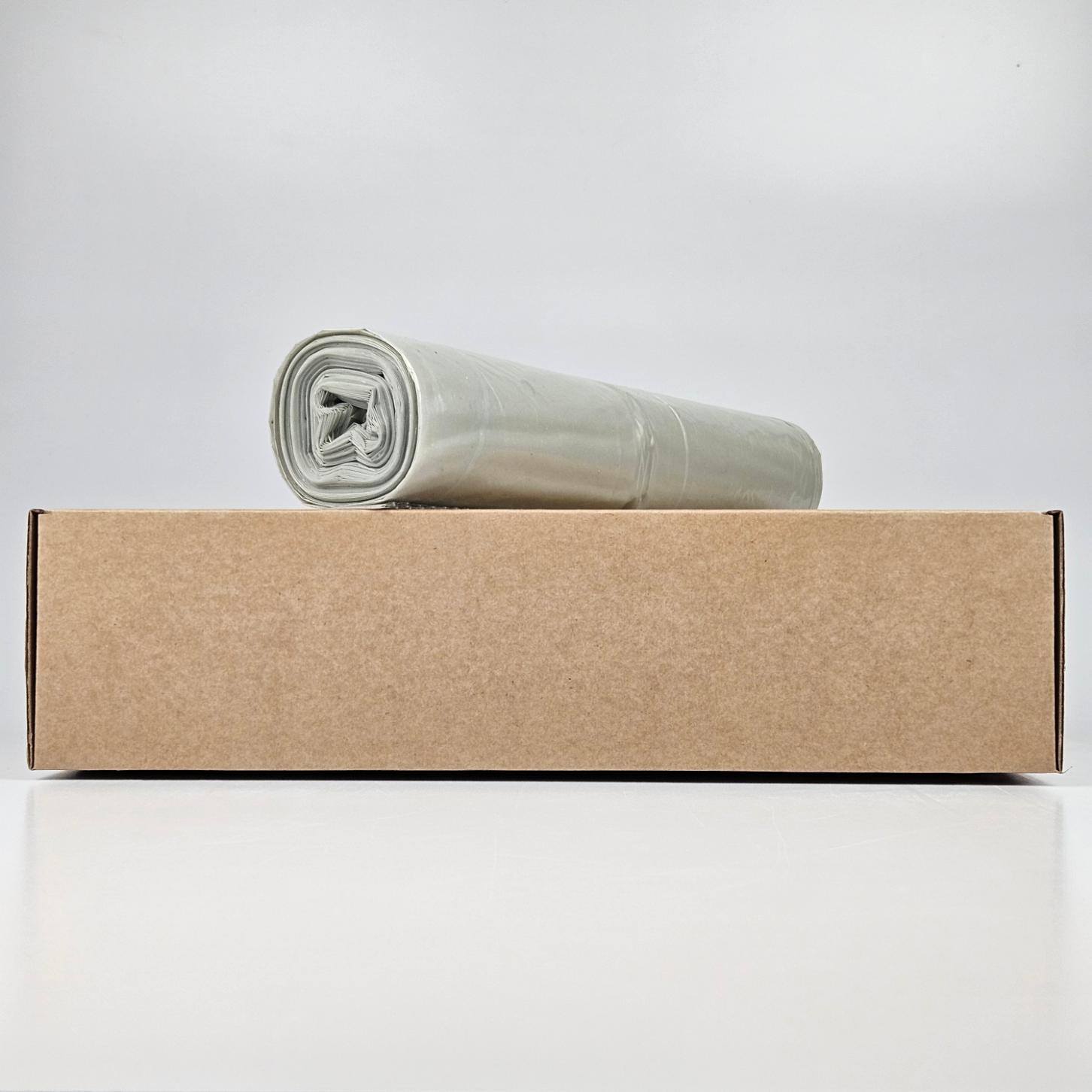 transparante vuilniszakken 210 liter | ldpe | 45 my | 91×135 cm – 14 zakken