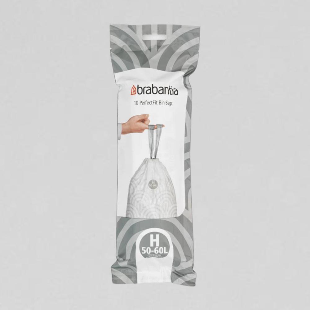 brabantia code c vuilniszakken 10 12 liter | trekband | ldpe | 24 my | 38×49 cm – 60 zakken
