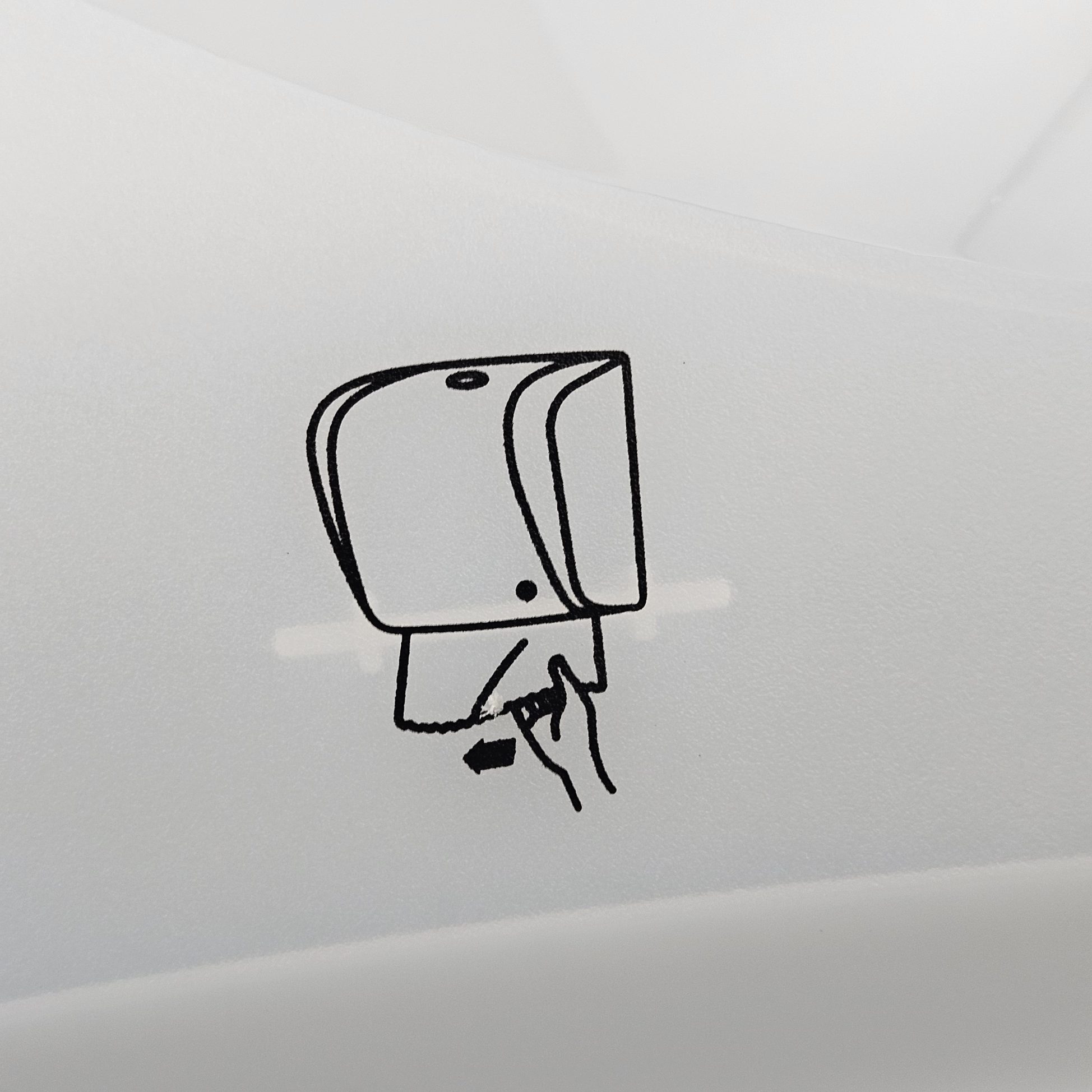 handdoekdispenser pearl white tear & go 8 zakken