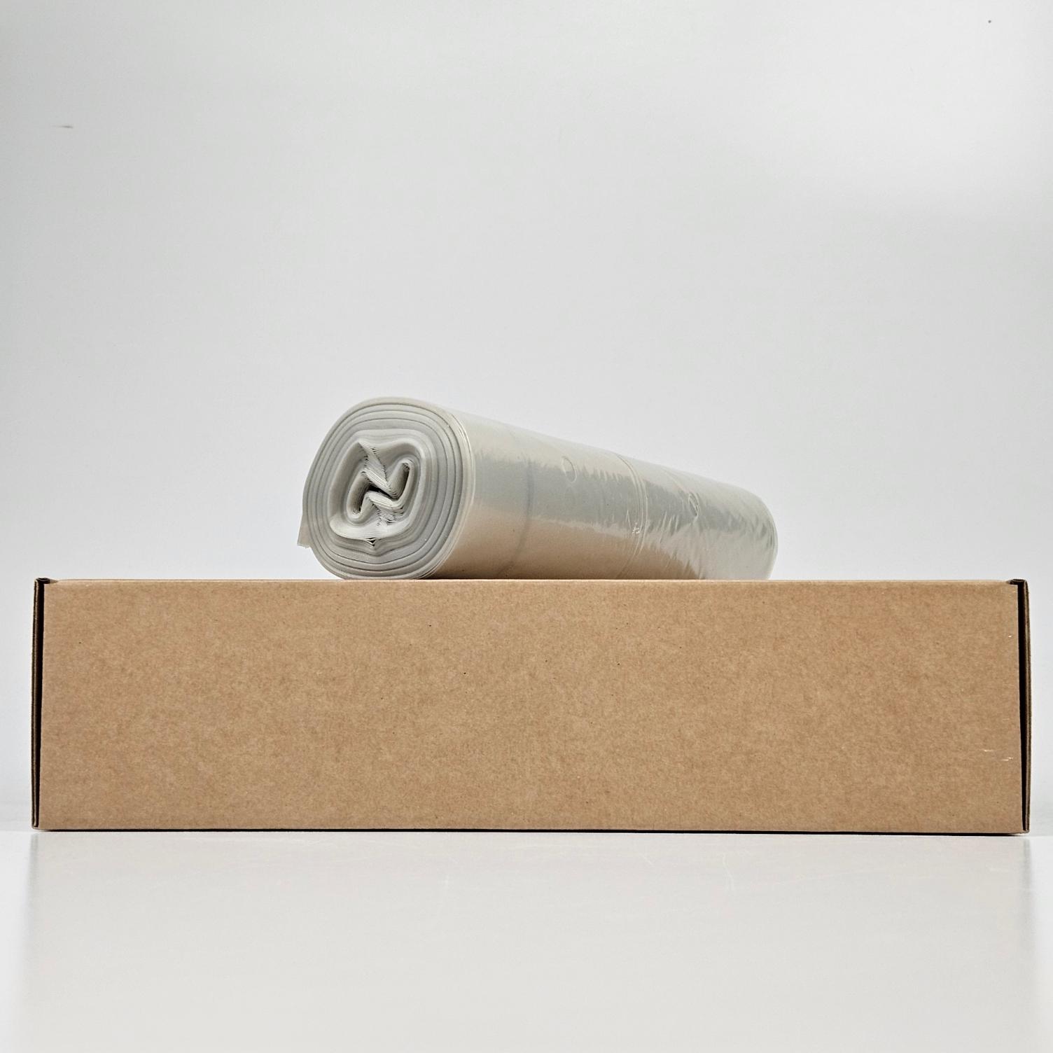 transparante vuilniszakken 400 liter | ldpe | t42 | 100×200 cm – 14 zakken