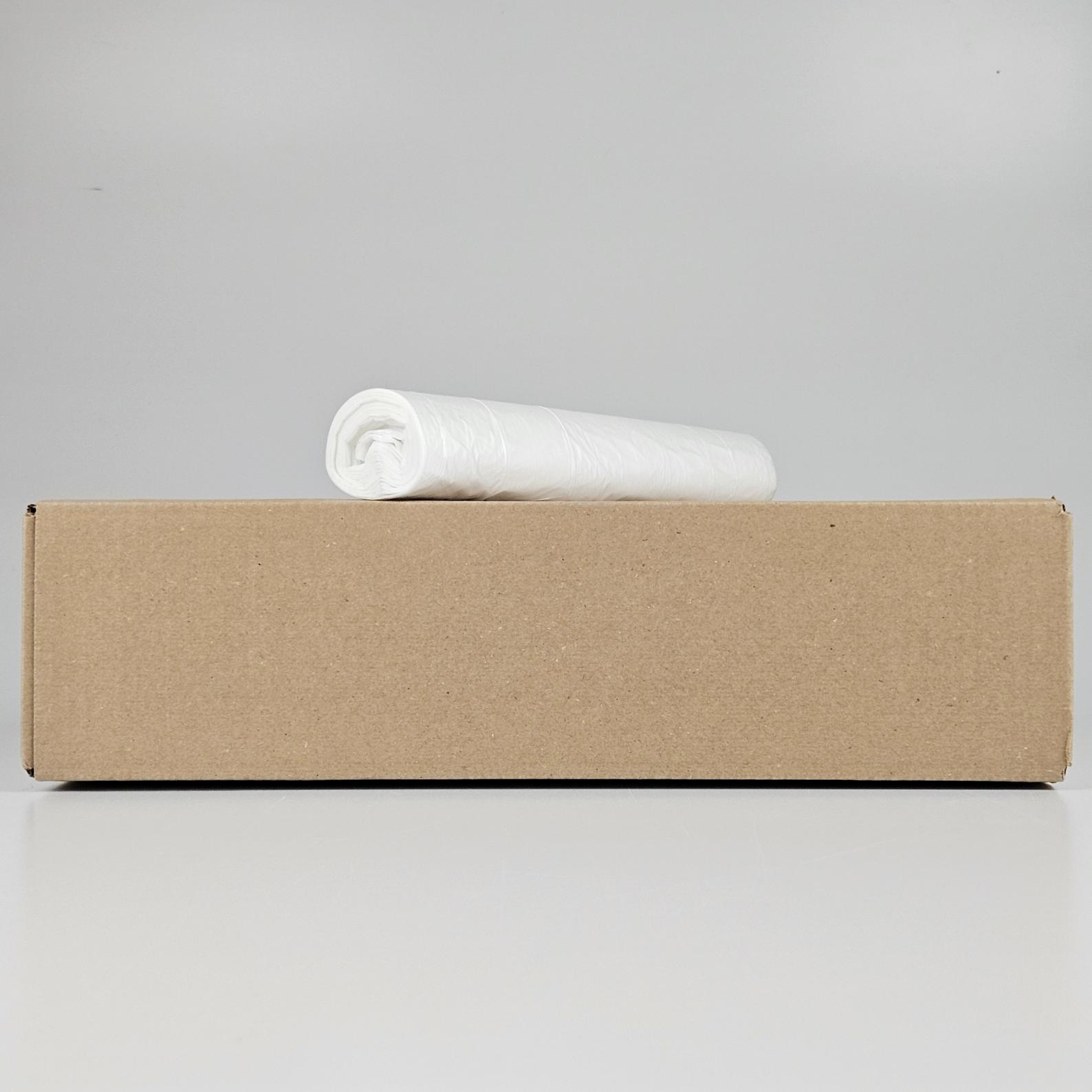 transparante vuilniszakken 35 50 liter | ldpe | t25 | 80x65 cm – 100 zakken