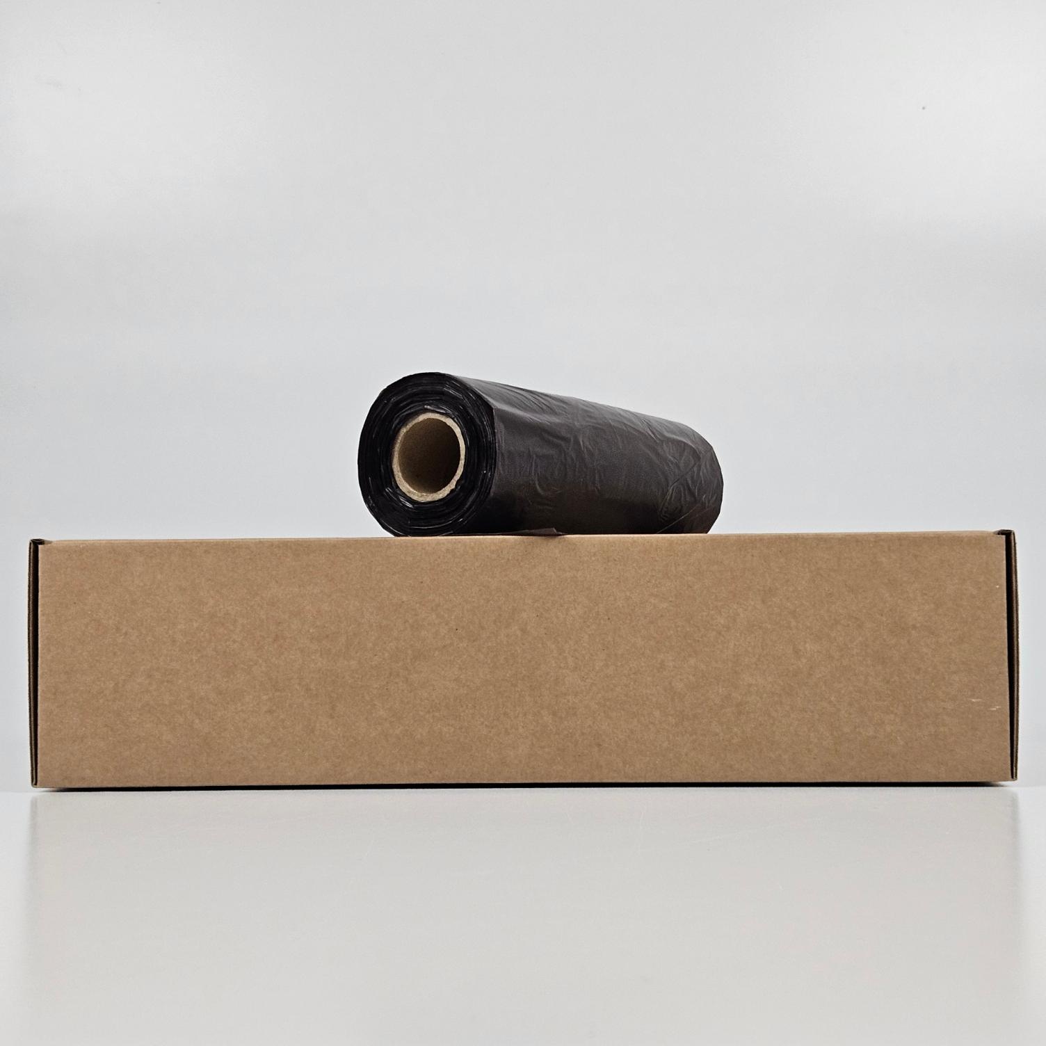 bruine hondenpoepzakjes | hdpe | 20×43 cm – 400 zakken