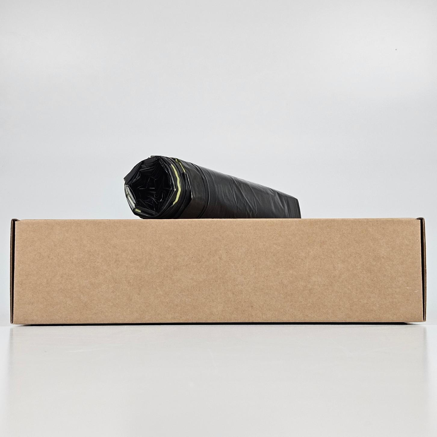 zwarte vuilniszakken 60 liter | trekband | ldpe | 40 my | 60×88 cm – 50 zakken 50 zakken