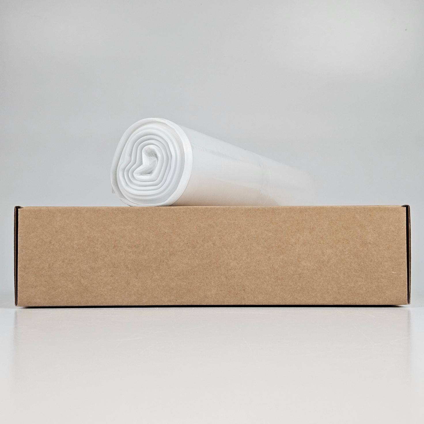 transparante vuilniszakken 120 liter | ldpe | t70 | 70×110 cm – 50 zakken