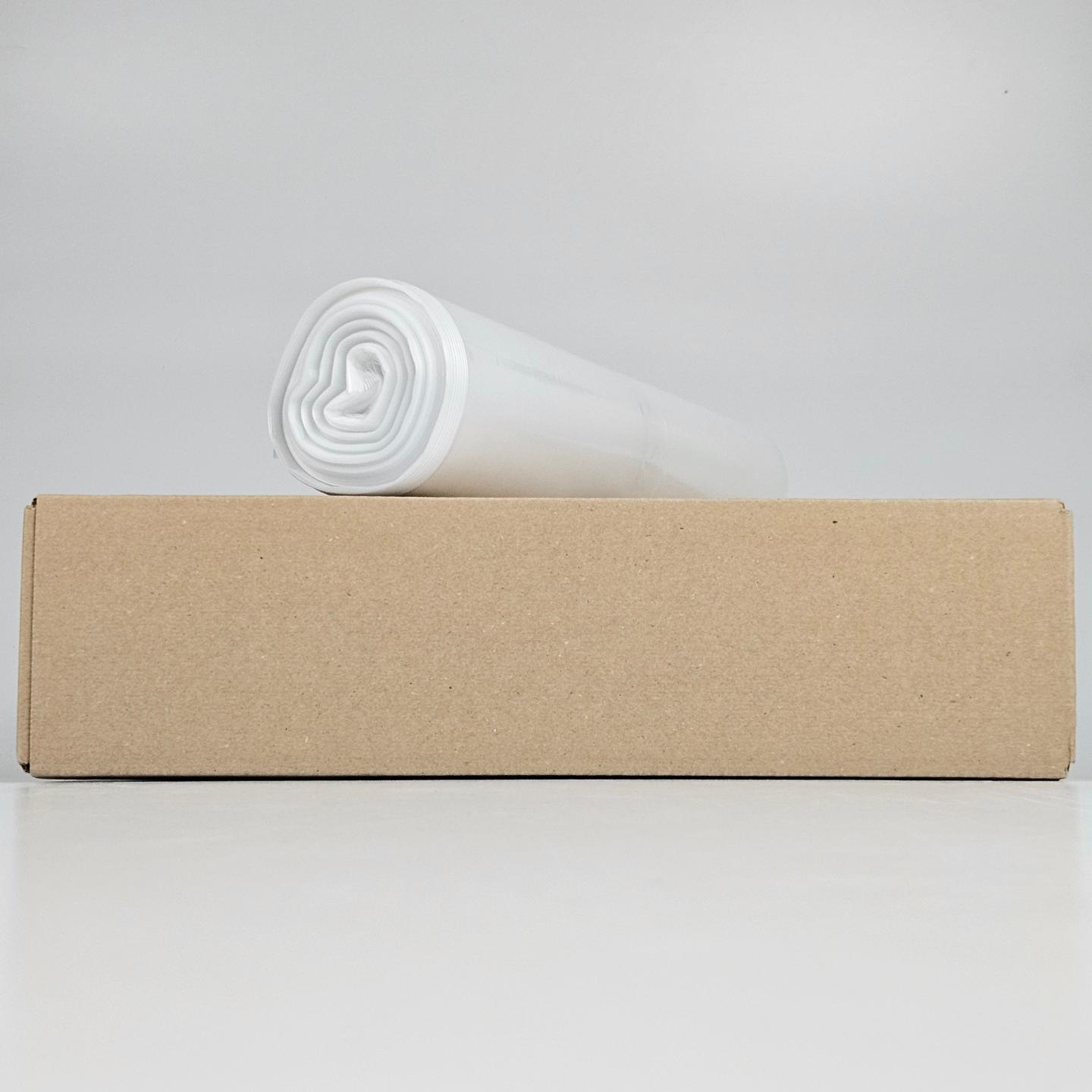 transparante vuilniszakken 120 liter | ldpe | t70 | 70×110 cm – 50 zakken