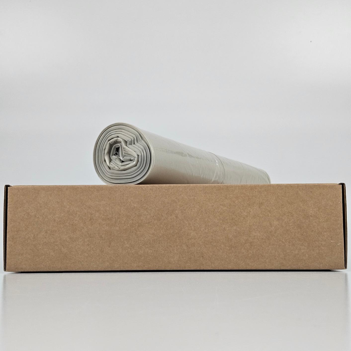 transparante vuilniszakken 130 liter | ldpe | t70 | 80×110 cm – 60 zakken