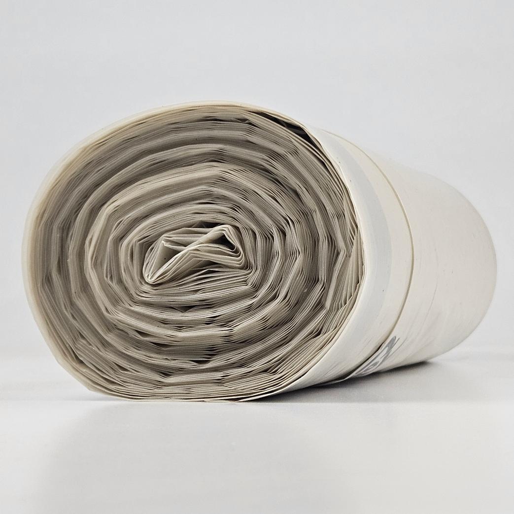 transparante vuilniszakken 120 liter | trekband | ldpe | 50 my | 80×100 cm – 60 zakken